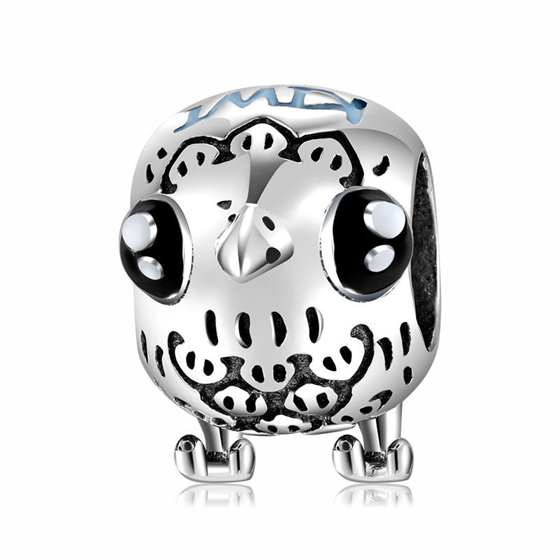 S925 Sterling Silver Beads Various Animal Series Diy Bracelet Bracelet Accessories Pure Silver Charm Beads