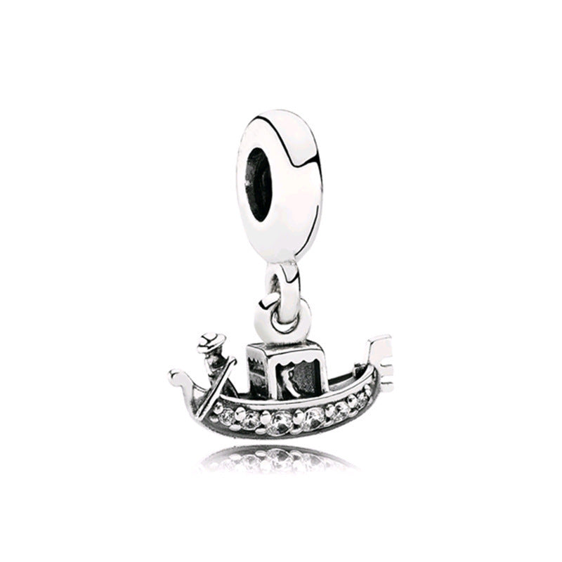 925 silver bracelet DIY beaded sterling silver pendant
