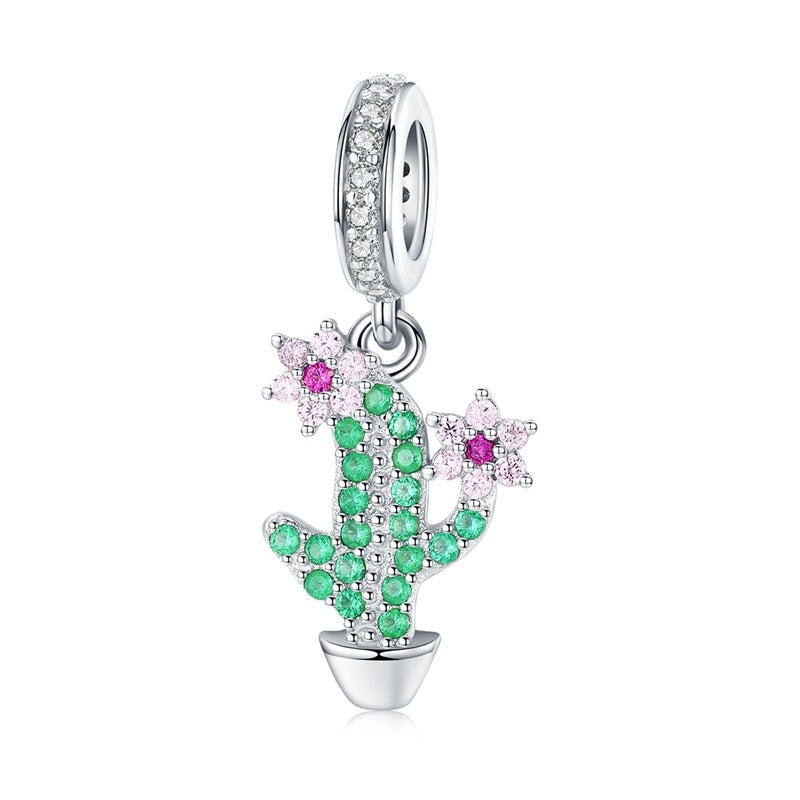 Sunflower S925 Silver Bracelet Pendant