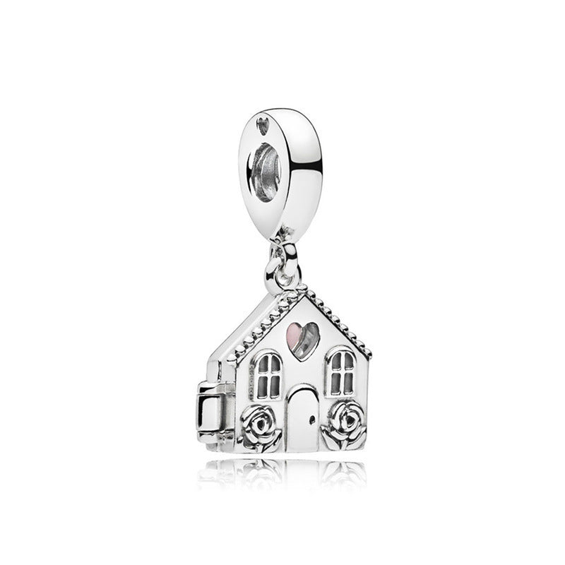 925 silver bracelet DIY beaded sterling silver pendant