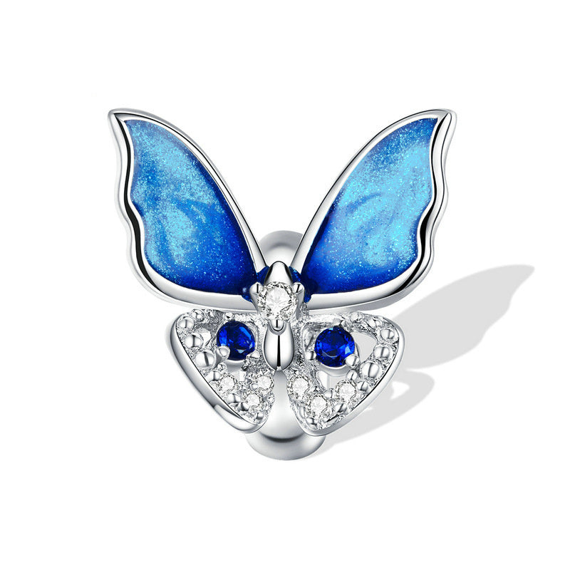 Charm Pendentif Papillon Rose