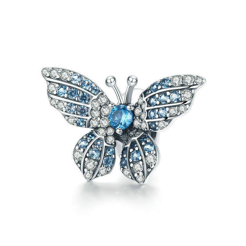 Charm Pendentif Papillon Rose