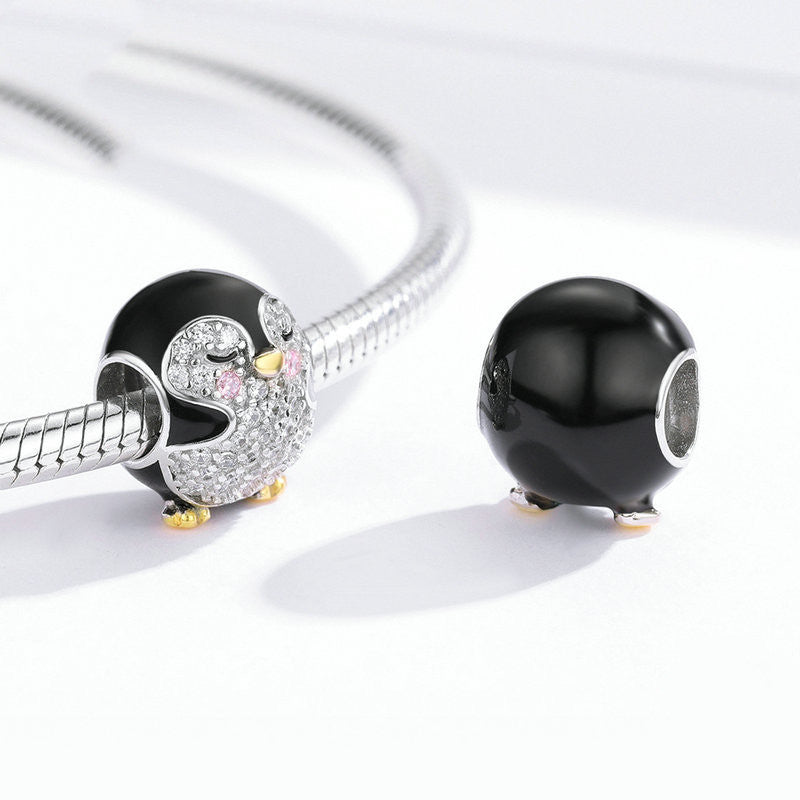 Bamoer 925 Sterling Silver Baby Penguin Charm