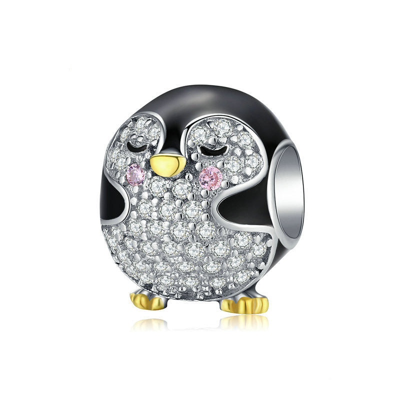 Bamoer 925 Sterling Silver Baby Penguin Charm