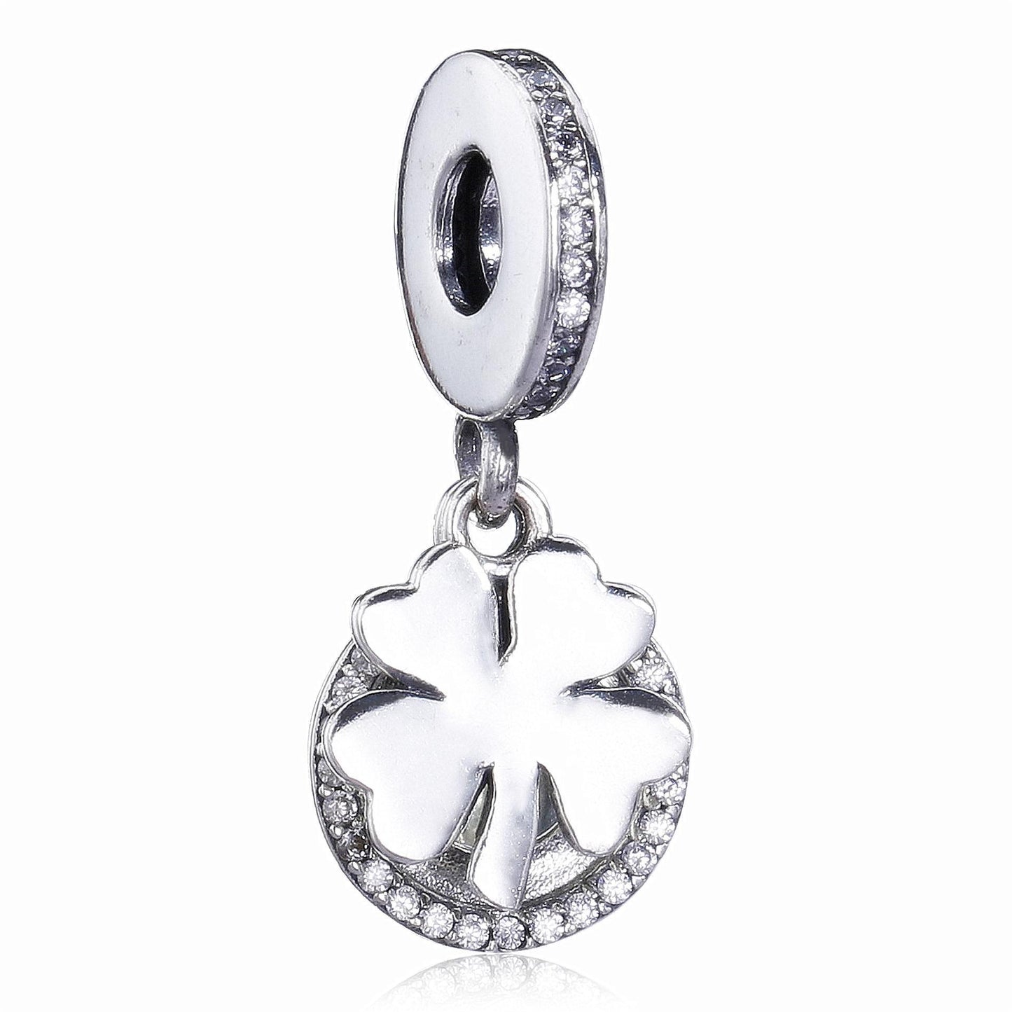 Four-leaf clover pendant charm