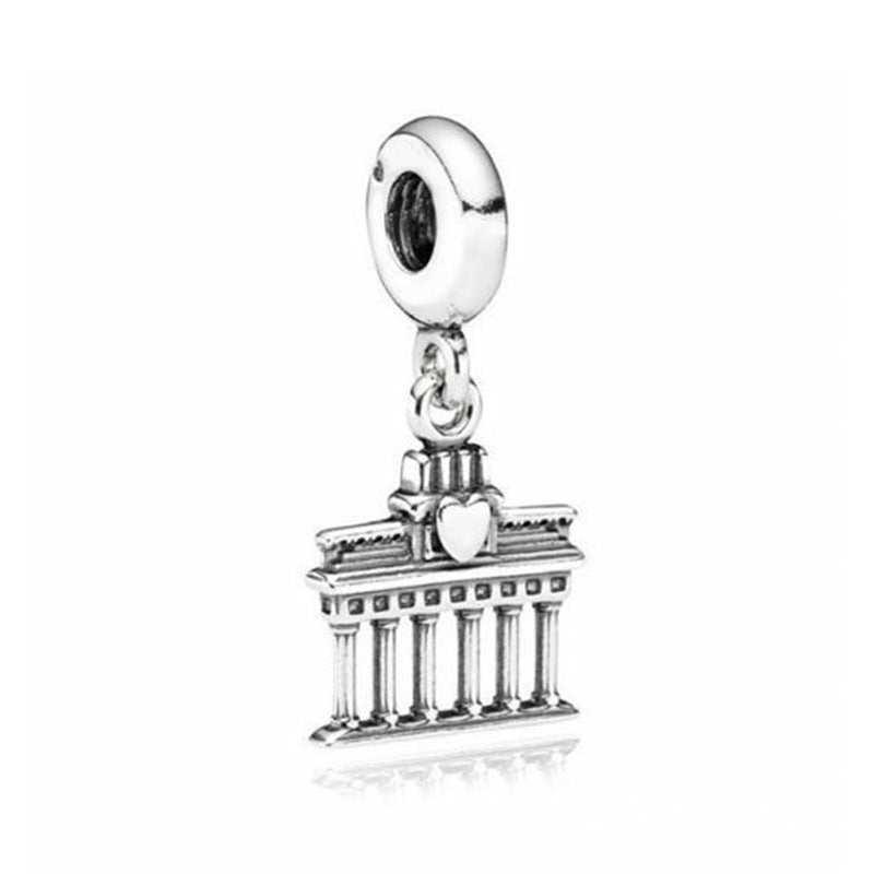 925 silver bracelet DIY beaded sterling silver pendant