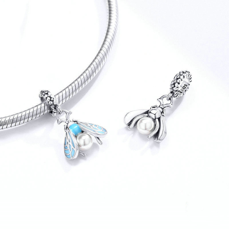 Sterling Silver Diy Bracelet Pendant Jewelry Fashion S925 Charm