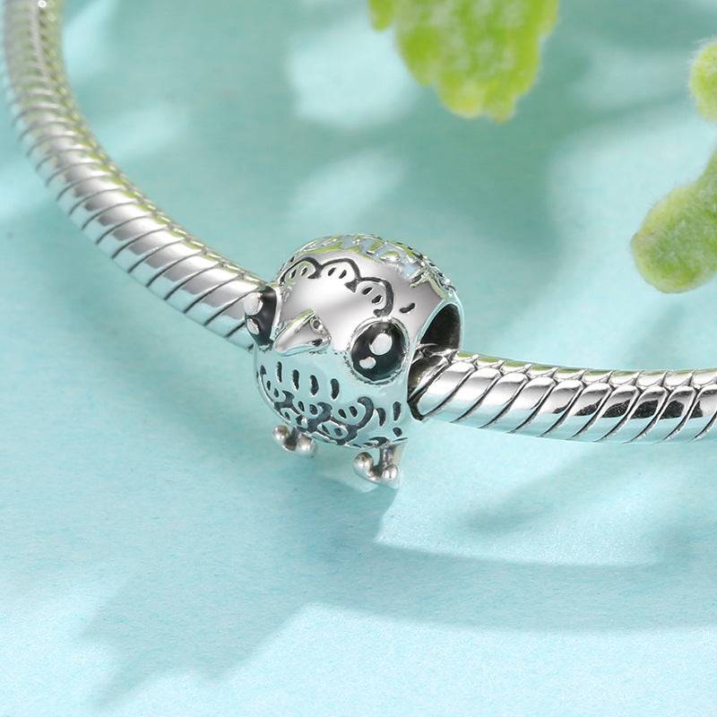 S925 Sterling Silver Beads Various Animal Series Diy Bracelet Bracelet Accessories Pure Silver Charm Beads