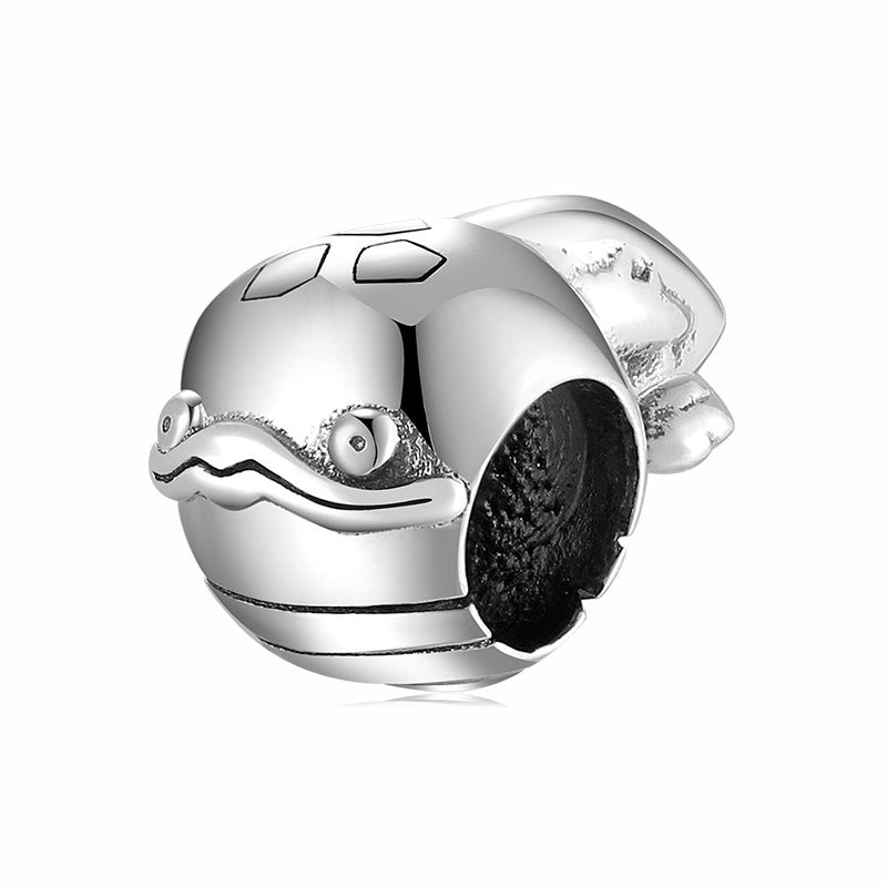 S925 Sterling Silver Beads Various Animal Series Diy Bracelet Bracelet Accessories Pure Silver Charm Beads