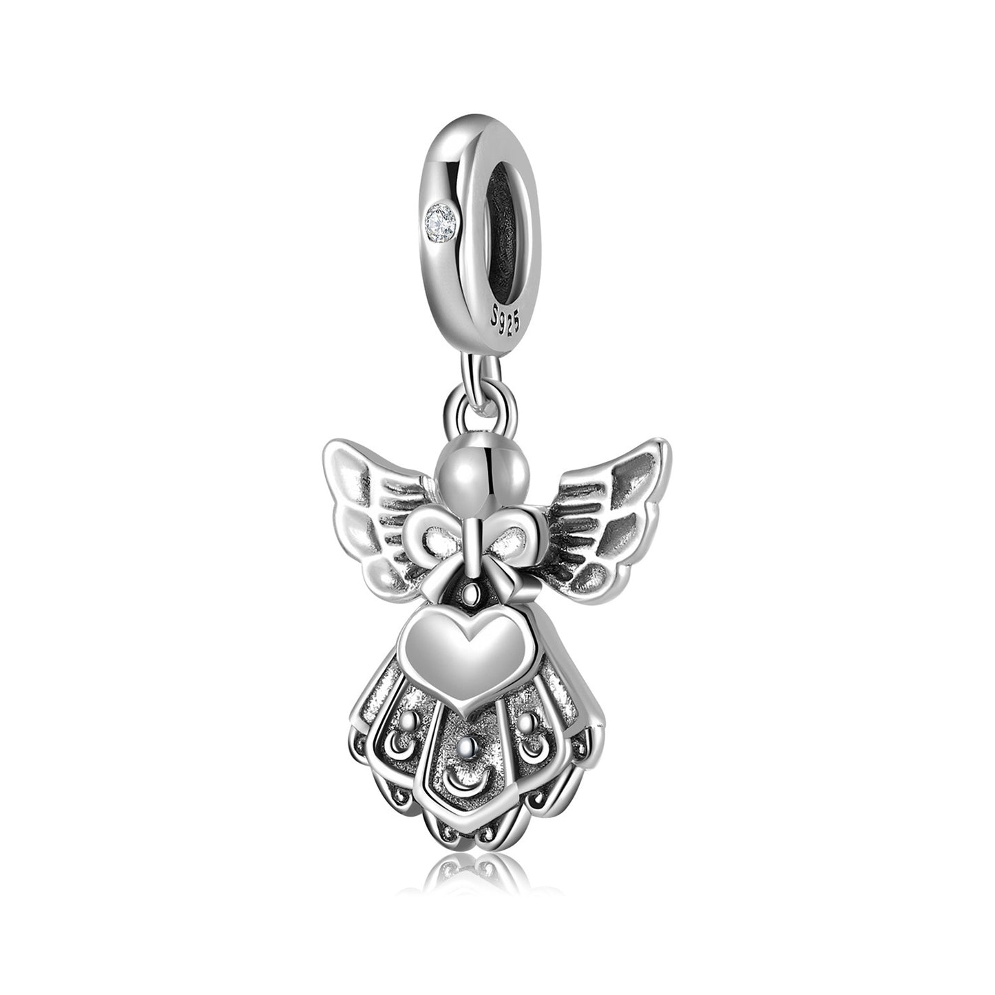 S925 Sterling Silver Pendant Angel Of Love Pendant Women's DIY Bracelet Necklace Accessories