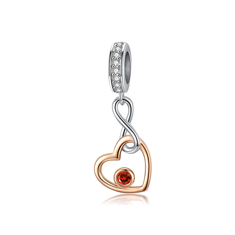 DIY Bracelet Necklace Rose Gold Pendant