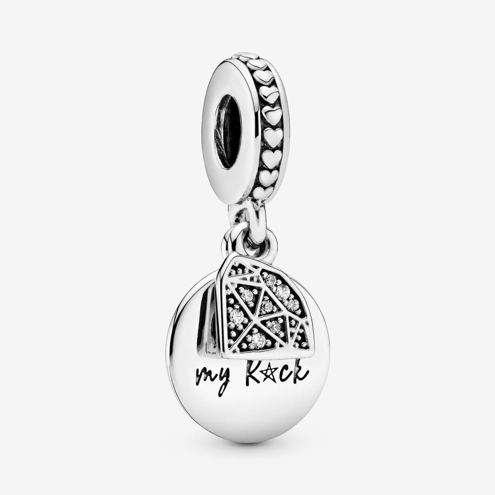 Sterling Silver Simple Love Pendant Bracelet