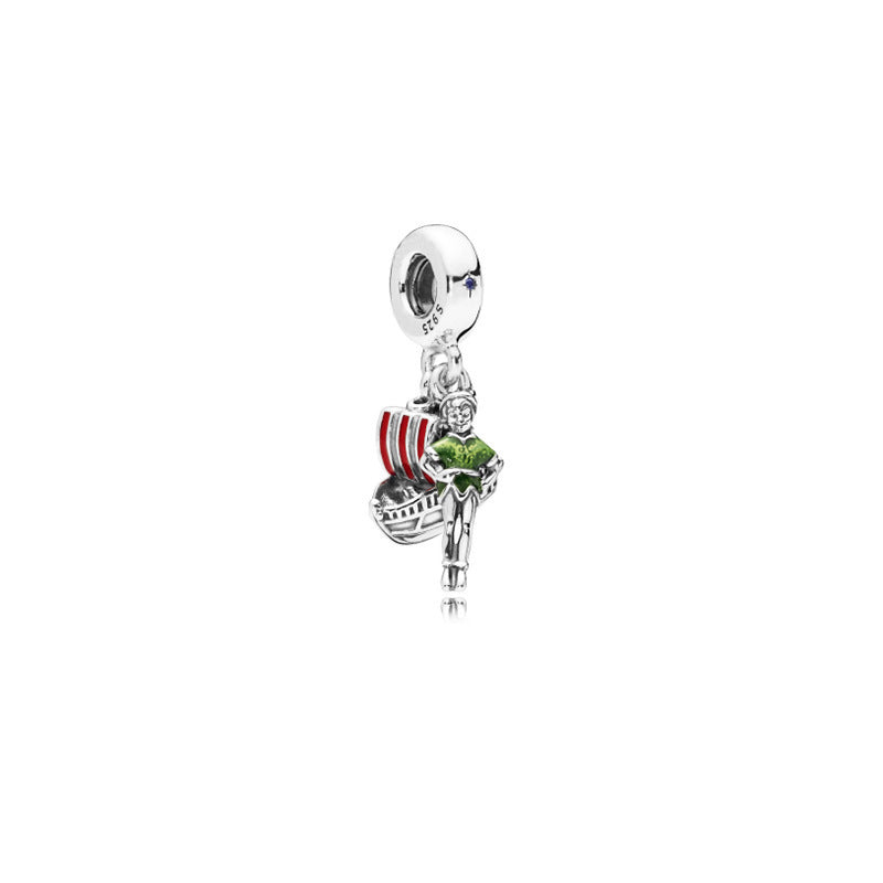 925 silver bracelet DIY beaded sterling silver pendant