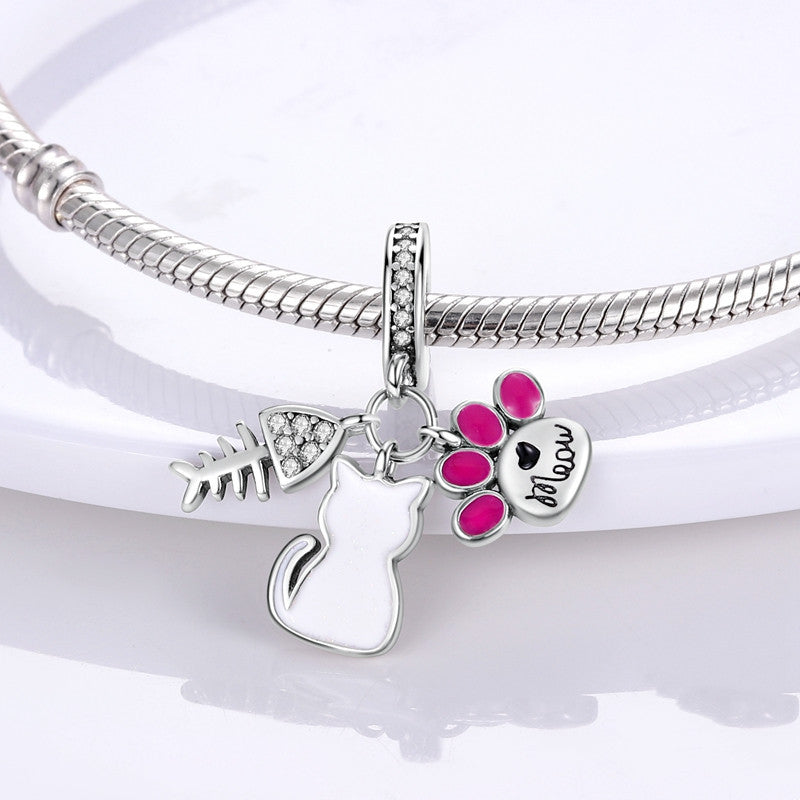 925 Silver Bracelet Charm Beaded Accessory