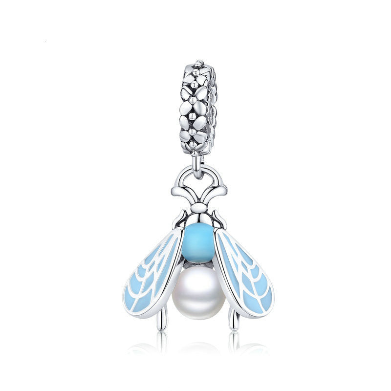 Sterling Silver Diy Bracelet Pendant Jewelry Fashion S925 Charm