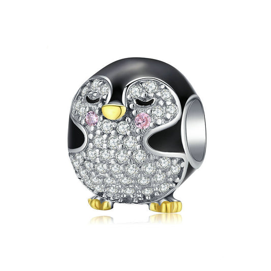 Bamoer 925 Sterling Silver Baby Penguin Charm