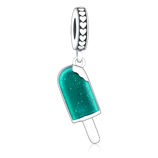 925 Sterling Silver Popsicle Pendant Bead Bracelet